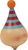 Small Foot Drevený vĺčik Klaun sada 6 ks