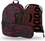 BAAGL SADA 3 Rotes Polygon: Rucksack, Waschbeutel, Tasche