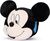 Cozy Noxxiez HW771 Mickey Mouse- wärmendes Plüschkissen 3 in 1