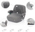 Autosedačka iBooster i-Size, Silver Grey