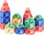 Cleverclixx Magnetická stavebnice Mini Tiles Pack Intense – 28 ks
