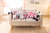 NICI peluche Panda Love con cuore 20cm, sdraiata
