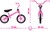Odrážadlo Chicco Pink Arrow 2-5r, do 25kg