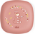 CHICCO Set za jelo - zdjelica i tanjur pink 12m+