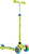 Globber Kinderroller Plus - Primo Plus Lights V2 - Leuchtend - Limettengrün/Marineblau