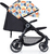 PETITE&amp;MARS Kočík Street+ RWS Black + Strieška Limited 100 Retro