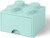 LEGO® úložný box 4 - so zásuvkou aqua  250 x 250 x 180 mm