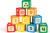 Grip-n-Stack - Blocchi di legno con silicone