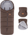 PETITE&amp;MARS Set zimný fusak Jibot 3v1 + rukavice na kočík Jasie Dark Walnut