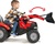 Falk Šliapací traktor 996Y Case IH s nakladačom, rýpadlom a vlečkou