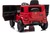 Auto elettrica Mercedes G580 12V, rosso, telecomando 2,4 GHz, Bluetooth, USB