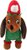 Hračka Dog Fantasy Winter tale Jazvečík plyš pískací zelený 27cm