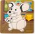 Woody Puzzle Baby - myška