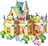 2Kids Toys Drevená stavebnica Zámok farebný