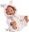 Llorens 63312 LITTLE BABY - realistická bábika bábätko s mäkkým látkovým telom - 32 cm