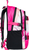 BAAGL SADA 3 Skate Pink Stripes: zaino, astuccio, tasca