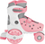 Globber Patins pour enfants GO QUAD Taille : 26-29 Rose Pastel