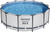 Überirdischer Pool Steel Pro MAX grau, Kartuschenfilter, Leiter, Abdeckplane, 3,96m x 1,22m