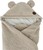 EKO Fußsack für Autositz buclé mit Baumwolle Light Beige 110x100cm