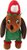 Hračka Dog Fantasy Winter tale Jazvečík plyš pískací zelený 27cm