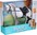 Figurine de cheval avec selle noire 32 cm