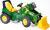 Rollytoys Šliapací traktor John Deere s nakladačom, brzdou a nafukovacími kolesami