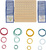 Small Foot Drevená doska Geoboard
