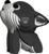 EUGY Vlk 3D kartonová skládačka