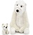 PTIPOTOS Plüsch-Eisbär Grobidou - Mama mit Baby