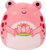 SQUISHMALLOWS Ružičasta žaba s lopočem - Lonina