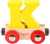 Bigjigs Rail Vagónik dřevěné vláčkodráhy - Písmeno K