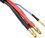 Nabíjací kábel s 2S XH -> 4mm/2mm 30cm