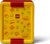 Set da pranzo LEGO Brick (bottiglia e scatola) - rosso/giallo