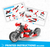 Engino INVENTOR MECHANICS custom bike s 5 bonusovými modelmi
