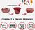 Schildkröt – set de jucării pentru nisip - găleată pliabilă roșie – 7 buc.