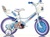 Dino Bikes - Detský bicykel 14" Snow queen 2022
