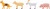 Zvieratká figúrky sada v mega tube - Farma, 30 figúrok
