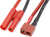 Konverzný kábel Deans batéria - 4.0mm pozlátený 14AWG