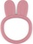 PETITE&amp;MARS Hryzačka silikónová Bunny Dusty Rose 0m+