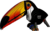 EUGY Tukan 3D kartonska sestavljanka
