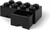 LEGO® úložný box 8 - so zásuvkami čierna 250 x 500 x 180 mm