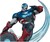 Marvel Rivals collection 1:10th WV1 - Captain America