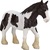 Mojo Clydesdale kôň čiernobiely
