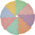 Ortopedek - tapis sensoriels pastel 16 pcs