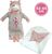 Llorens M844-60 oblečenie pre bábiku NEW BORN veľkosť 43-44 cm