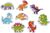 Puzzlika 15252 Dinosaury - puzzle 8 zvieratiek - 16 dielikov