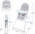 KINDERKRAFT Stolička jedálenská Binci Light Grey