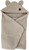 EKO Fußsack für Autositz buclé mit Baumwolle Dunkel Beige 110x100cm