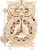RoboTime 3D fa mechanikus puzzle Bagoly óra