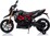Električni motor APRILIA DORSODURO 900, licenciran, črn